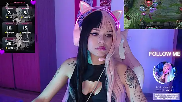 Show webcam de cyberd0ll66