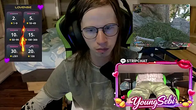 YoungSebi Pertunjukan Webcam