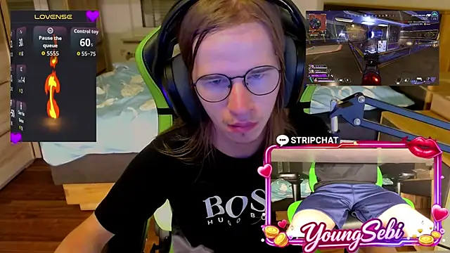 Show webcam de YoungSebi