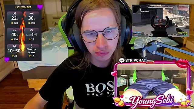 YoungSebi Webcam-Show