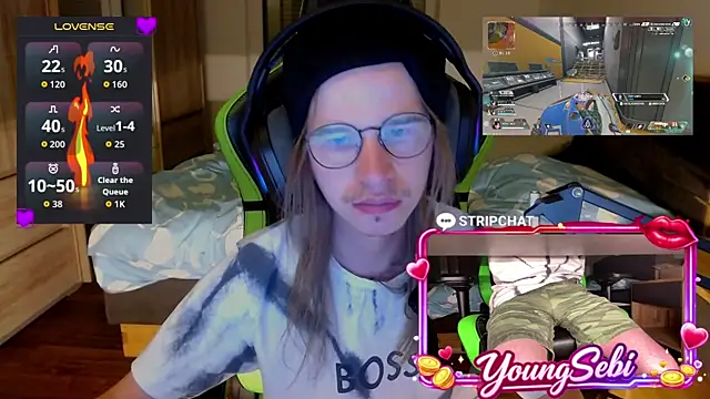 YoungSebiのウェブカメラショー