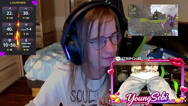 YoungSebi Show in webcam