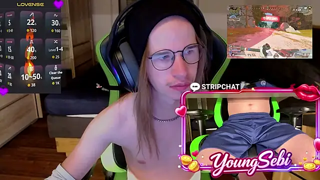 YoungSebi webkamerás műsora