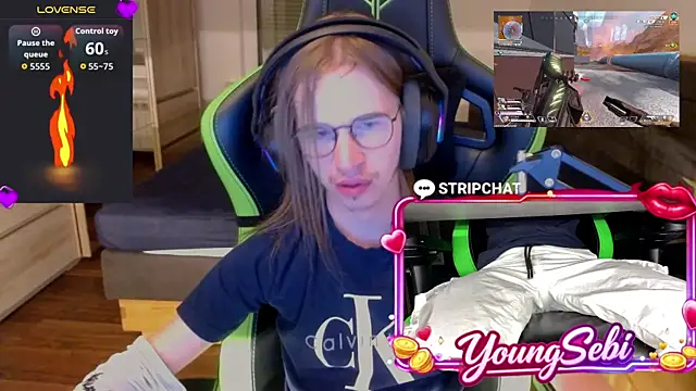 הופעת וובקאם של YoungSebi