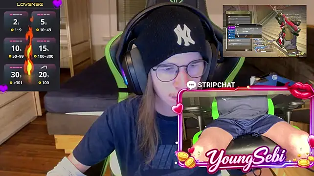 Show modela YoungSebi na web-kameri