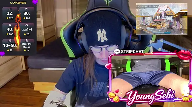 Show de YoungSebi na webcam