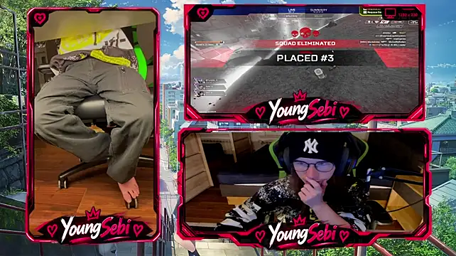Show webcam de YoungSebi
