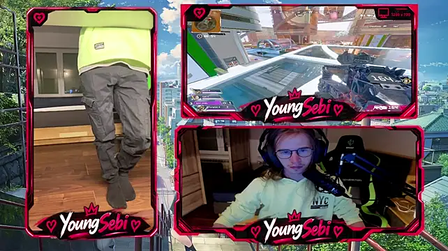 Show de YoungSebi na webcam
