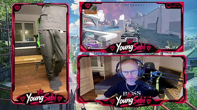 YoungSebi webkamerás műsora