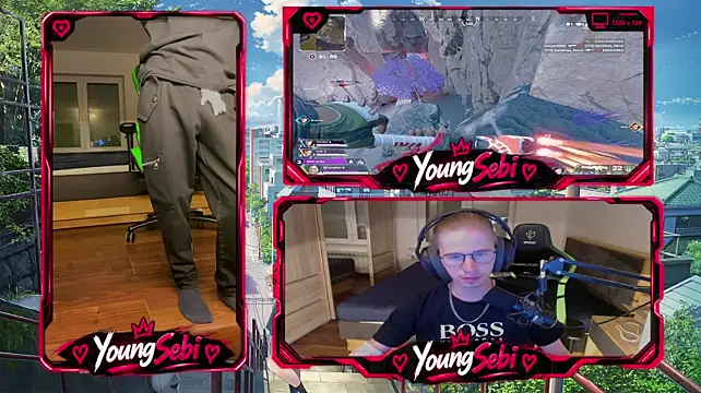Show de YoungSebi na webcam