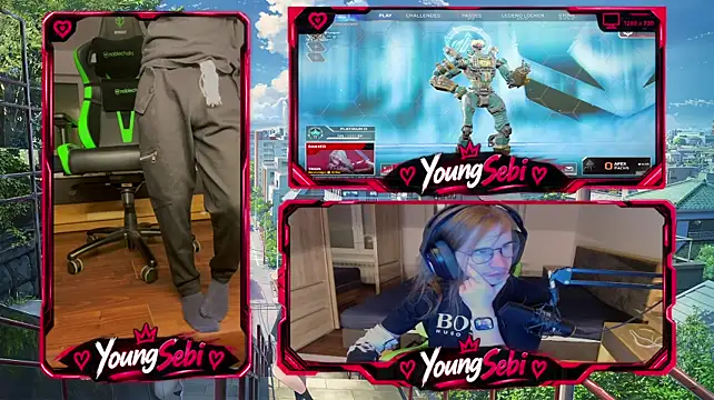 Show webcam de YoungSebi