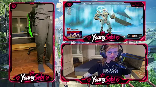 Show webcam de YoungSebi