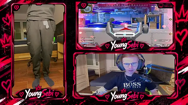 הופעת וובקאם של YoungSebi
