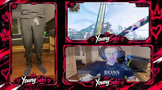 הופעת וובקאם של YoungSebi