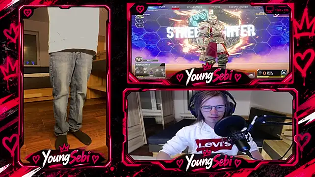 YoungSebi webkamerás műsora