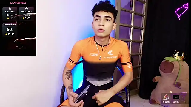 Show de tiancam na webcam