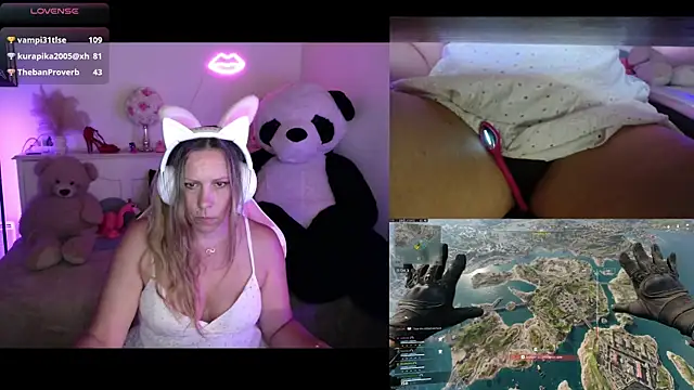 Angie-night Show in webcam
