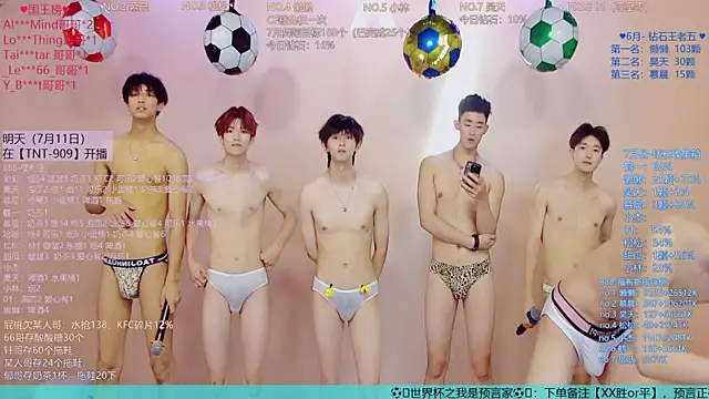 Show de TNT-888 na webcam