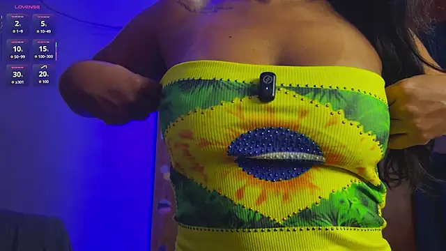 Show de blackberrystarsunshine na webcam