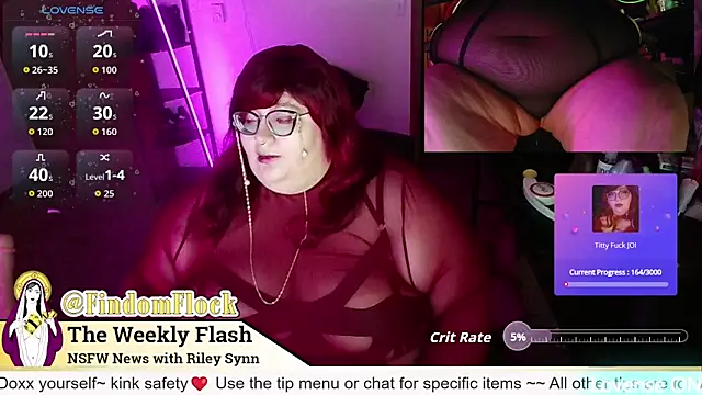 RileySynn Show in webcam