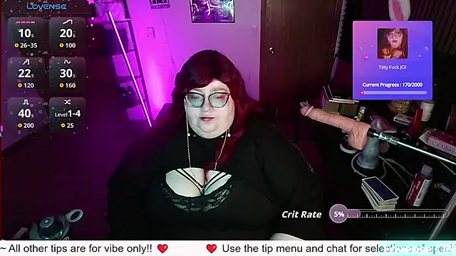 Show de RileySynn na webcam
