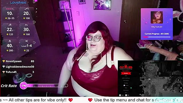 Show de RileySynn na webcam