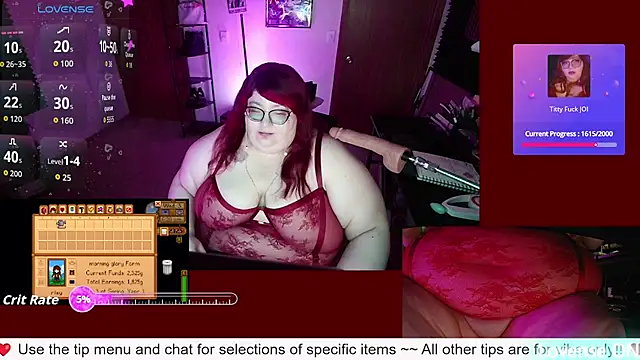 Show modela RileySynn na web-kameri