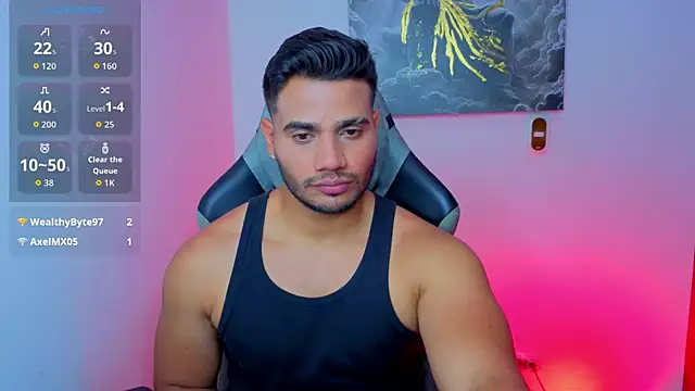 Show modela AndresRodriguez1 na web-kameri