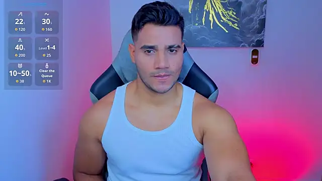Show modela AndresRodriguez1 na web-kameri