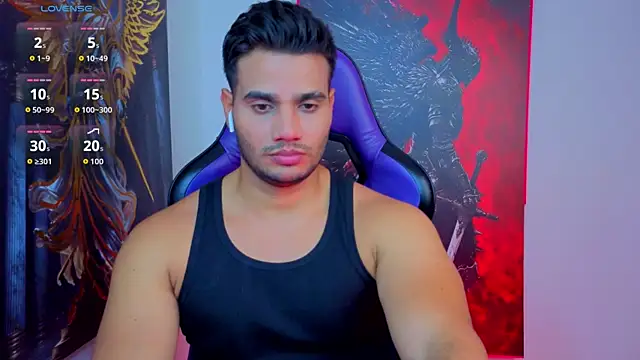 Show modela AndresRodriguez1 na web-kameri