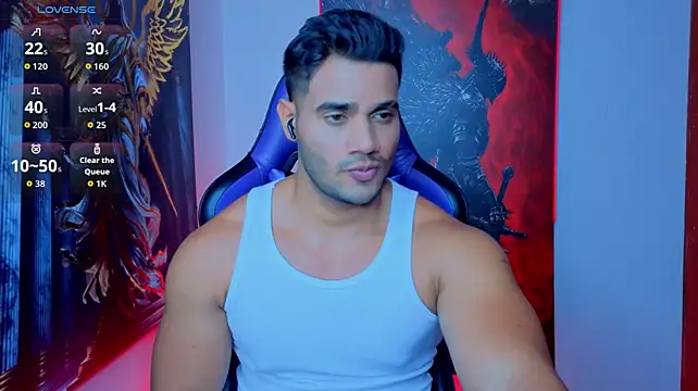 Show modela AndresRodriguez1 na web-kameri