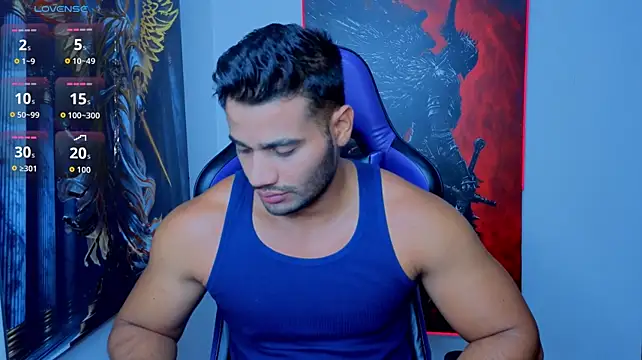 Show modela AndresRodriguez1 na web-kameri