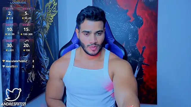 Show modela AndresRodriguez1 na web-kameri