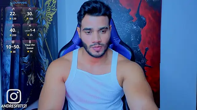 AndresRodriguez1 Pertunjukan Webcam