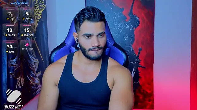 Show modela AndresRodriguez1 na web-kameri