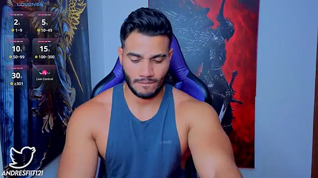Show modela AndresRodriguez1 na web-kameri