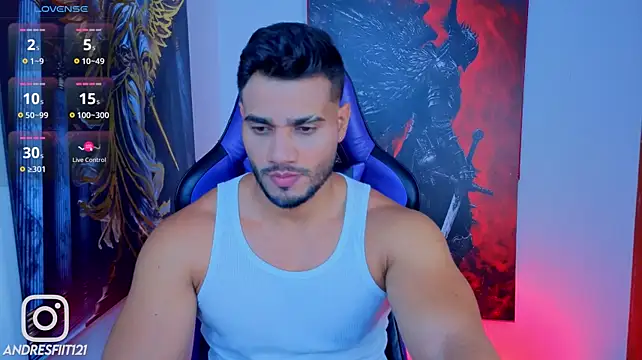 Show modela AndresRodriguez1 na web-kameri