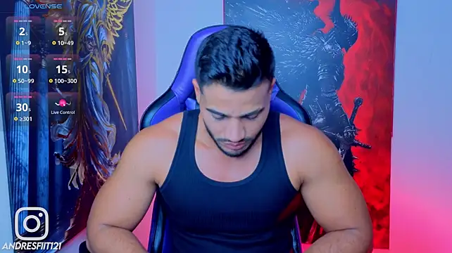 Show modela AndresRodriguez1 na web-kameri