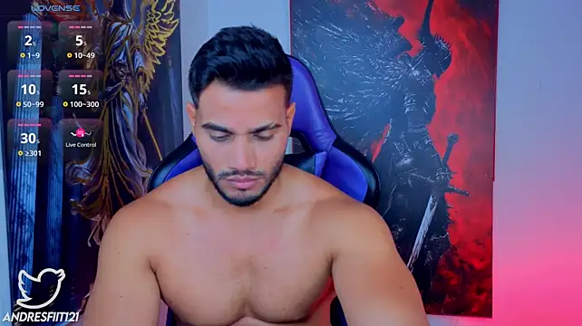 Show modela AndresRodriguez1 na web-kameri
