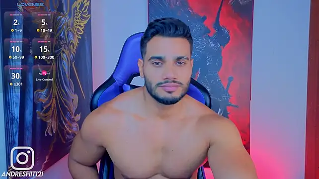 Show modela AndresRodriguez1 na web-kameri