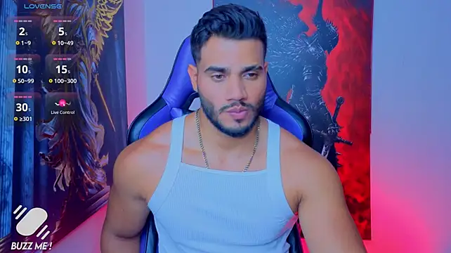 Show modela AndresRodriguez1 na web-kameri