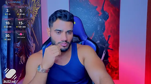 Show modela AndresRodriguez1 na web-kameri