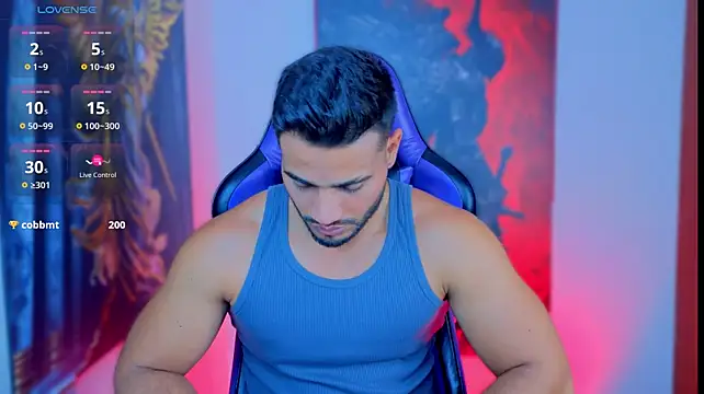Show modela AndresRodriguez1 na web-kameri