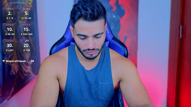 Show modela AndresRodriguez1 na web-kameri