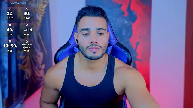 Show modela AndresRodriguez1 na web-kameri