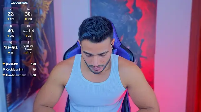Show modela AndresRodriguez1 na web-kameri