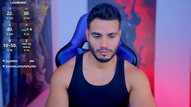Show modela AndresRodriguez1 na web-kameri