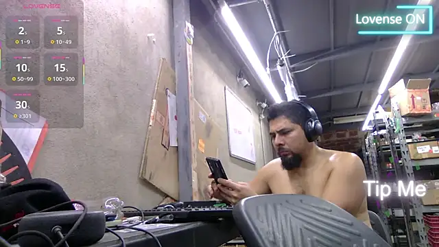 Show de BustedCall na webcam