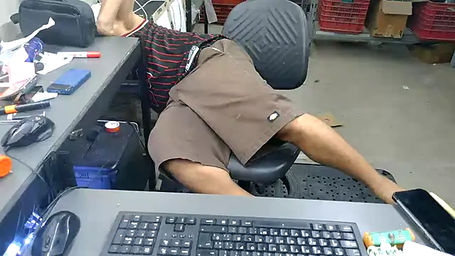 Show de BustedCall na webcam