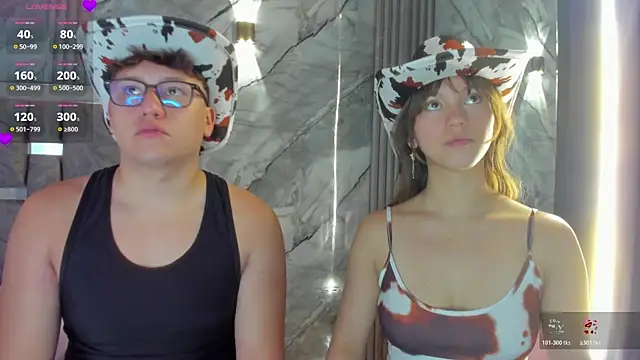 הופעת וובקאם של Manson_and_Zoe